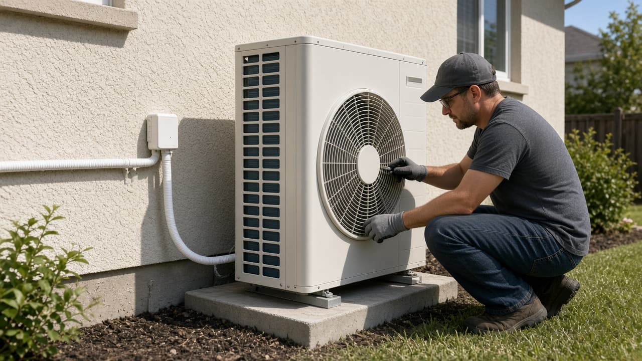 Heat pump installation